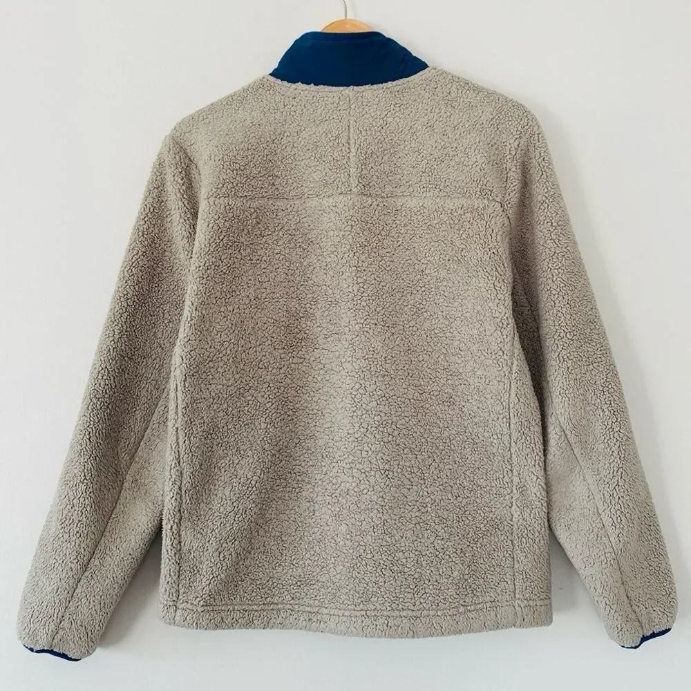 The North Face Teddy Gray and Blue Freece Jacket sz S/P